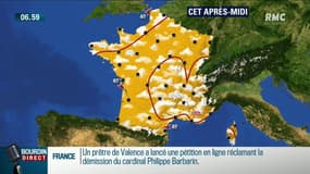Les prévisions météo du mercredi 22 août 2018: soleil et chaleur en général