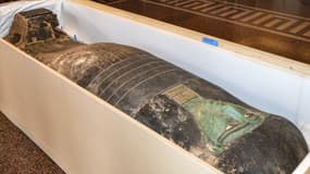 Le sarcophage officiellement récupéré par l'Egypte le 2 janvier 2023