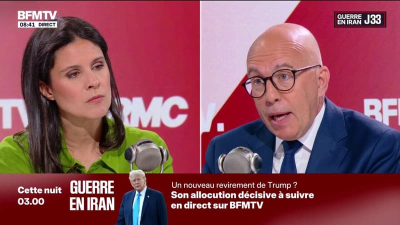Union de la droite: "On travaille bien à l'Assemblée nationale avec Marine Le Pen", déclare Éric Ciotti, maire de Nice