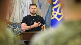 Volodymyr Zelensky, le 8 août 2023 à Kiev