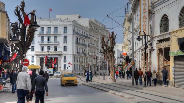 Les rues de la ville de Tunis (Photo d'illustration).