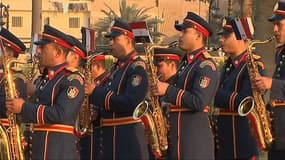 Les musiciens ont interprété la marseillaise d'une drôle de manière