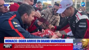 Monaco: Sébastien Ogier arrive en triomphe après sa victoire