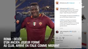 Roma : Décès d'un ancien joueur formé au club, arrivé en Italie comme migrant