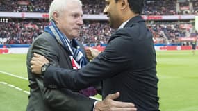 Luis Fernandez et Nasser Al-Khelaïfi