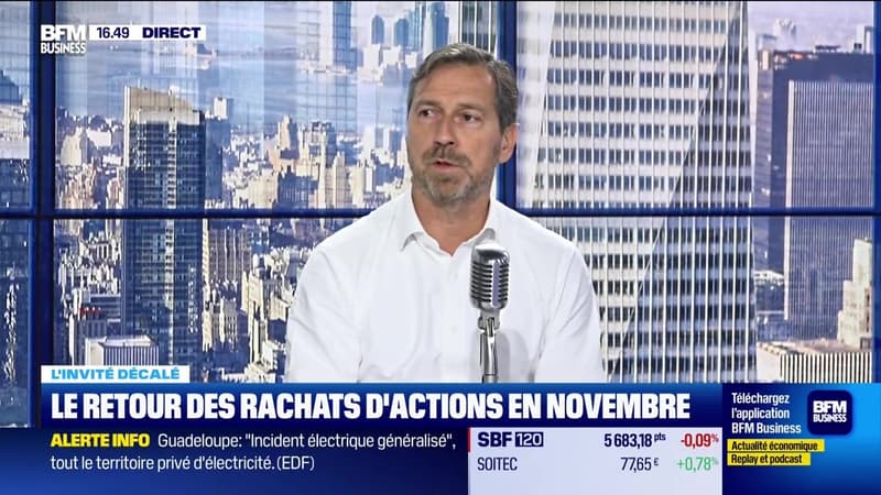 Le retour des rachats d'actions en novembre - 25/10