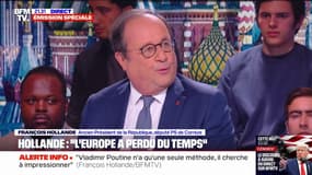 François Hollande: "Volodymyr Zelensky a été d'un courage tout à fait remarquable dans le bureau ovale"