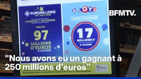 Cinq amis remportent le jackpot de l'Euromillions à 250 millions d'euros