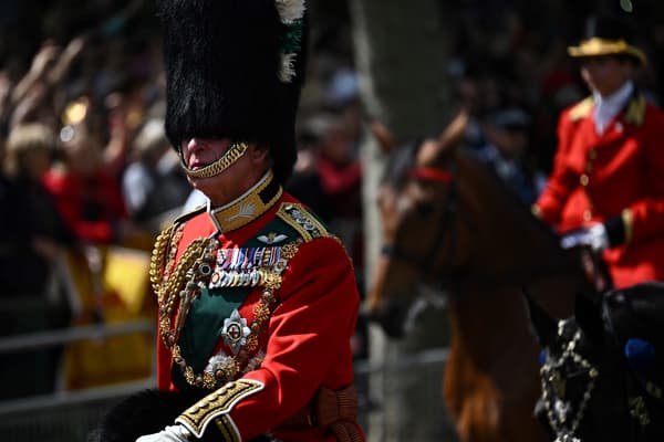 Prince Charles at the Trooping The Color Parade