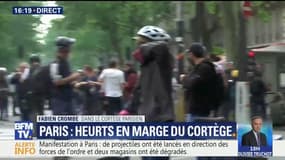 Manifestation à Paris: quelques heurts en marge du cortège 