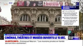 Réouverture des théâtres envisagée le 15 décembre: une "lueur d'espoir" pour Jean-Marc Dumontet