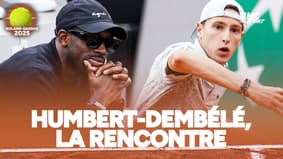 Roland-Garros : Dembélé est venu encourager Humbert et lui a offert son maillot