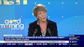 Stéphane Pallez (FDJ) : La FDJ veut devenir un "champion européen" avec le rachat de l'opération Kindred - 23/01