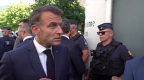 Emmanuel Macron à Lourdes ce 16 juillet 2025.