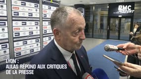 Lyon : Aulas répond aux critiques de la presse