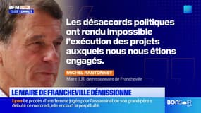 Francheville: Michel Rantonnet annonce sa démission, certains habitants contents de la décision 