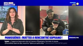 Loire: Matteo, 9 ans, a rencontré son idole Soprano