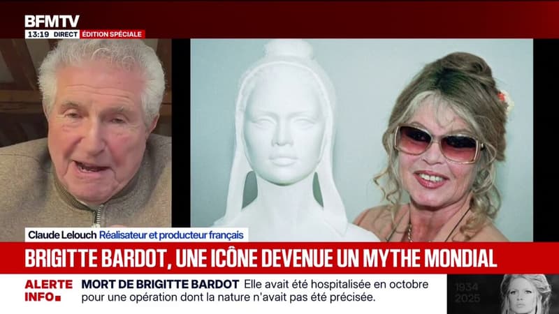 Le réalisateur Claude Lellouch rend hommage à Brigitte Bardot sur BFMTV