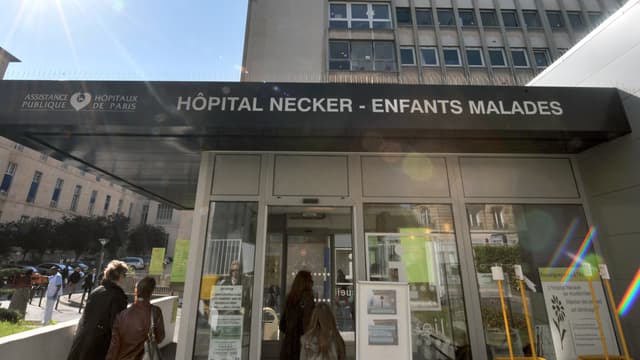 L'hôpital Necker à Paris, où la petite Chloé est hospitalisée.