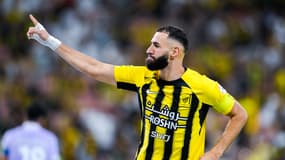 Karim Benzema avec Al-Ittihad en août 2024.