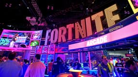 Le stand Fortnite lors de l'E3 2019