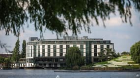 L'hôtel 5 étoiles du Ritz-Carlton de Wolfsburg où résident les Pays-Bas pendant l'Euro 2024, le 23 mai 2024