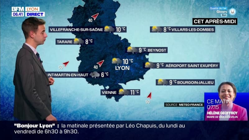 Météo Rhône: un ciel voilé et du vent ce lundi