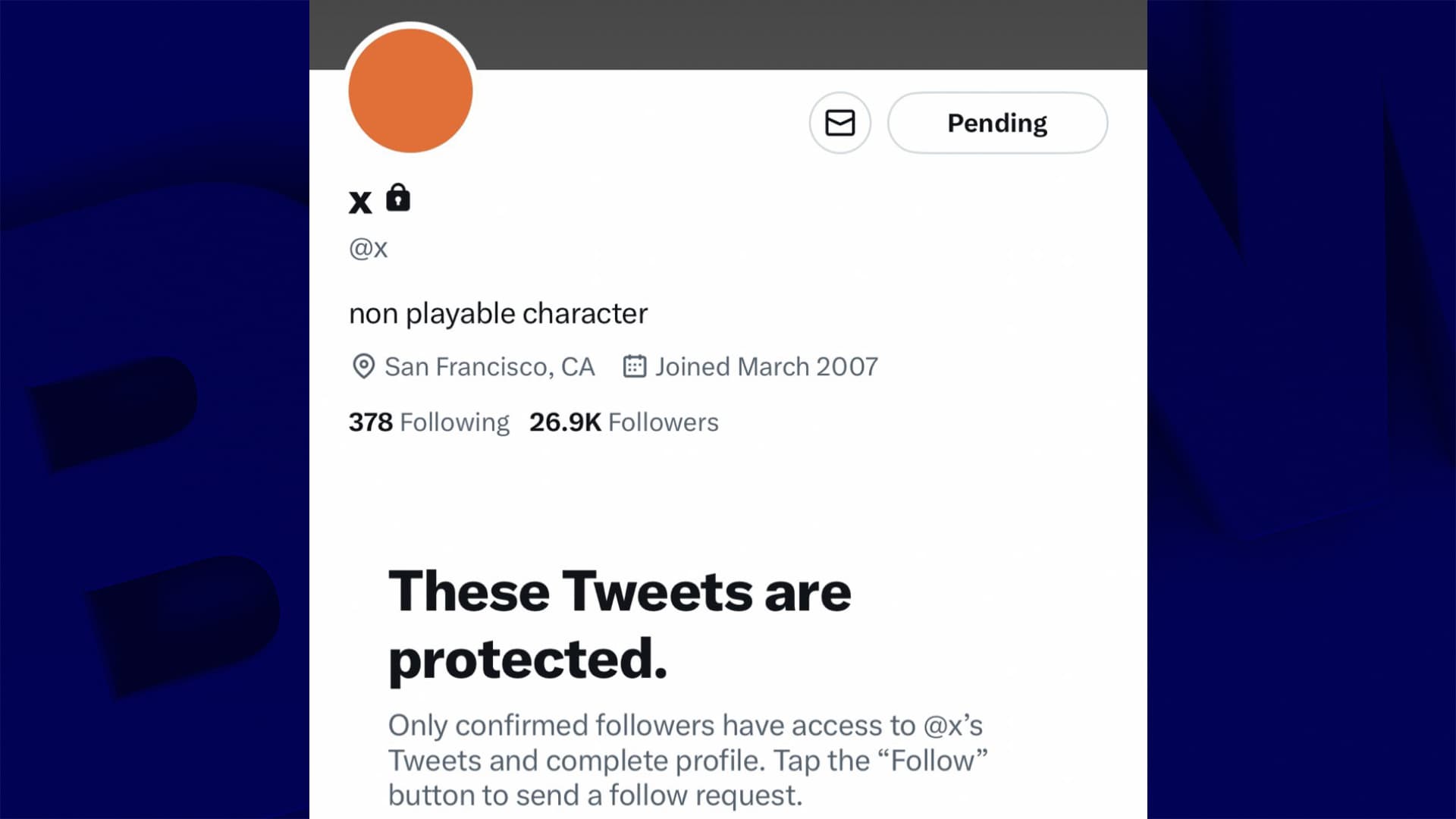 Twitter: le propriétaire du compte @X 