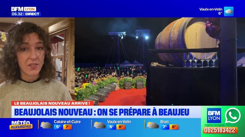 Beaujolais Nouveau: les festivités se préparent à Beaujeu