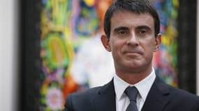 Manuel Valls à la Foire internationale d'art contemportain, le 22 octobre à Paris.