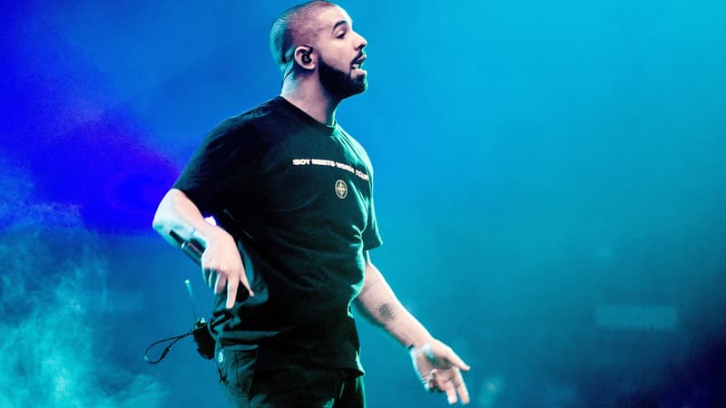 Drake lors d'un concert à Amsterdam en 2017