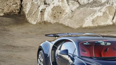 La Bugatti Chiron dispose d'un moteur W16 quadri-trubos 8 litres de 1500 chevaux.