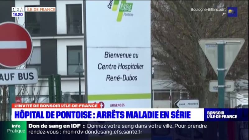 "Une action d'épuisement professionnel": 90% des soignants de Pontoise en arrêt maladie