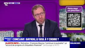 Censure: "Vous pouvez faire confiance au NFP pour agiter une menace à chaque fois que ça a l'air dans leur intérêt partisan", affirme Antoine Armand (Ensemble)