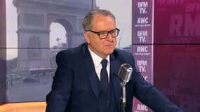 Le président de l'Assemblée nationale Richard Ferrand, le 10 mars sur BFMTV/RMC
