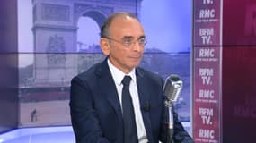 Éric Zemmour le 30 mars 2022 sur le plateau de BFMTV-RMC