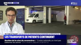 Transferts de patients à Rennes: "L'installation s'est faite de façon très calme." raconte le Pr Yves Le Tulzot