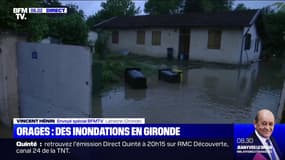 Les orages ont provoqué des inondations en Gironde