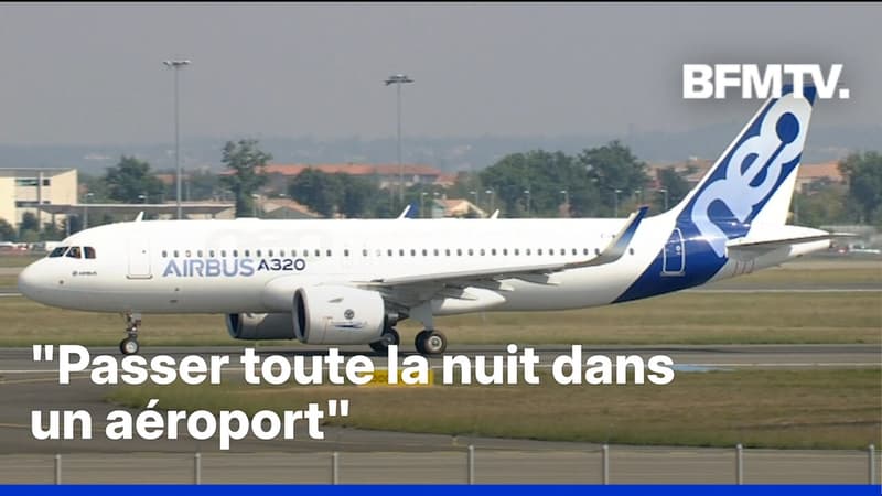 Airbus cloués au sol: la nuit de galère des voyageurs