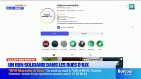 Le Café des Sports: un run solidaire dans les rues d'Aix-en-Provence