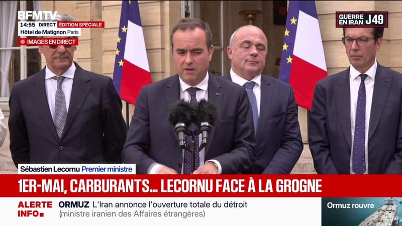 Conséquences de la guerre au Moyen-Orient: Sébastien Lecornu annonce un "nouveau paquet d'aides ciblées de soutien à l'activité" pour le mois de mai