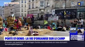 Paris: Extinction Rébellion occupe Strasbourg Saint-Denis
