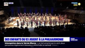 Paris: une centaine de jeunes venus de Seine-Saint-Denis jouent à la Philharmonie