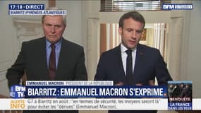 Biarritz: Emmanuel Macron s’exprime