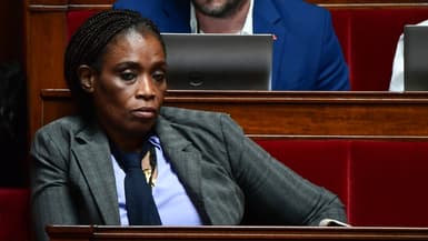 Rachel Keke à l'Assemblée nationale. 