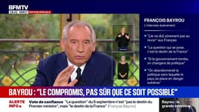 "Le seul qui n'était pas en vacances, c'est moi", se défend François Bayrou au sujet de la polémique des oppositions "en vacances"
