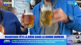 Manosque: une fête de la bière dans la bonne humeur