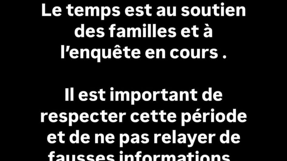 Le message publié en story sur Instagram par le rappeur SCH, le 12 septembre 2024.