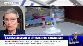La directrice du Pôle recherche de Sidaction reconnaît "650.000 dépistages en moins en 2020 par rapport à 2019"