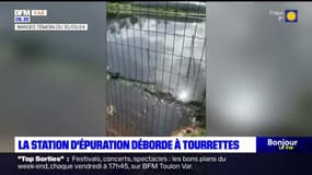 Tourrettes: la station d'épuration déborde après les intempéries